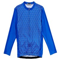 Custom Long Sleeve Printed Crew Neck Cycling Shirt Custom Milk Silk Race Cycling Shirt Cycling Shirt Supplier SKCSCP017